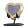 Loving Heart Purple Brass Keepsake