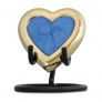 Loving Heart Blue Brass Keepsake