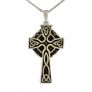 Celtic Cross Stainless Pendant Urn