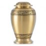 Gold Brass Feathers Urn