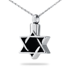 Jewish Star Pendant Urn
