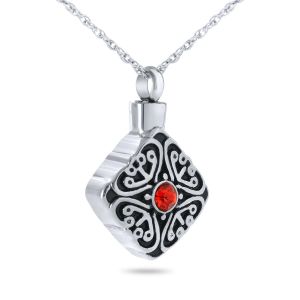 Detailed Red Crystal Pendant