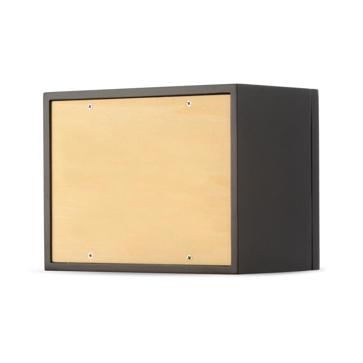 Small Urn/ Wood Black Urn